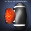 Rechargeable Hand Warmer Double Sided 3 Heating Levels Ergonomic Rugby Ball Shaped Portable Magnetic Handwarmers Black view 3