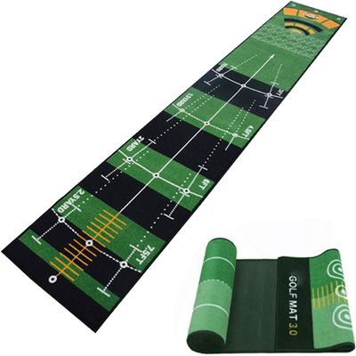 Indoor Outdoor Golf Putting Practice Mat 10Ft Golf Training Carpet Home and Office Golf Putting Matt, Suitable for Novices and Seasoned Player