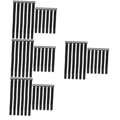 Toddmomy 48pcs Adjustable Hook and Bike Cinch Straps Multi-use Wheel Straps for Easy Fixing and Storage for and Outdoor Gear