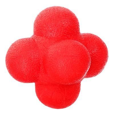 Gogogmee Hexagonal Reaction Ball for Agility and Reflex Training Fitness Tool for Home Gym and Sports Enhance Coordination and Speed Athletes Red High Difficulty