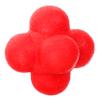 Gogogmee Hexagonal Reaction Ball for Agility and Reflex Training Fitness Tool for Home Gym and Sports Enhance Coordination and Speed Athletes Red High Difficulty