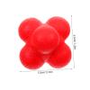 Gogogmee Hexagonal Reaction Ball for Agility and Reflex Training Fitness Tool for Home Gym and Sports Enhance Coordination and Speed Athletes Red High Difficulty view 2