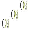 BESPORTBLE 4pcs Reflective Trouser Clips for Cycling Durable Bike Accessories for Night Safety Easy to Install Reflective Cuffs for Cyclists and Motorcyclists view 1