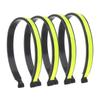 BESPORTBLE 4pcs Reflective Trouser Clips for Cycling Durable Bike Accessories for Night Safety Easy to Install Reflective Cuffs for Cyclists and Motorcyclists view 3