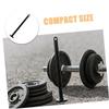 BESPORTBLE Barbell Rack Weight Plate Holder Exercise Equipment Storage Fitness Loading Pin Gym Weight Loading Pin Barbell Bracket Muscle Training Tool view 3