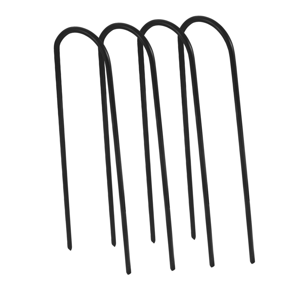 KOMBIUDA 4pcs Heavy Duty u Stakes for Tents Wear-Resistant Ground Anchors for Outdoor Use Gardens and Camping Secure Your Equipment Strong Winds and