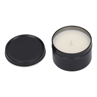 15 Hour Scented Survival Candle, Long Lasting Emergency Candle for Outdoor and Home Use (Black)