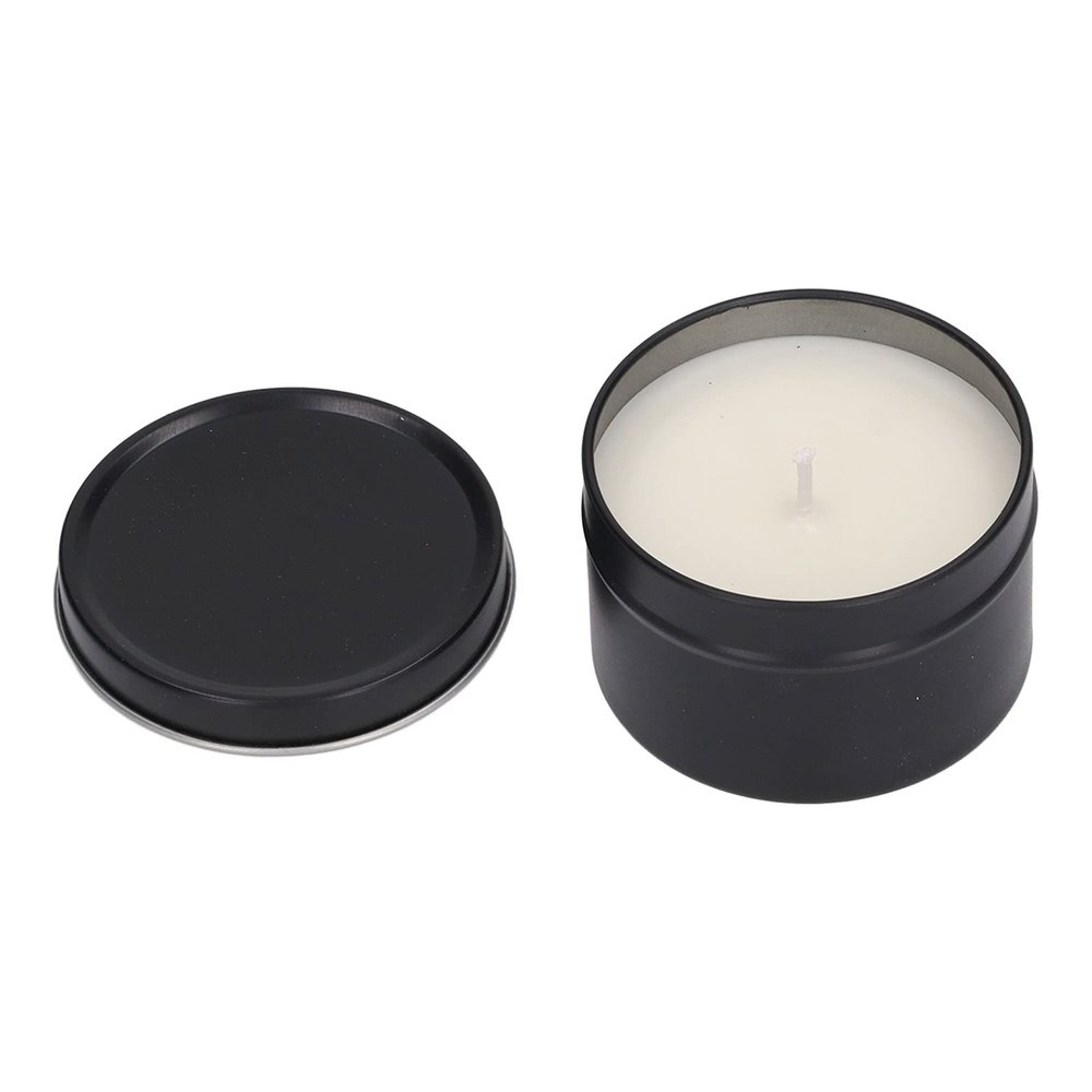 15 Hour Scented Survival Candle, Long Lasting Emergency Candle for Outdoor and Home Use (Black)