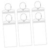 DEARMAMY 18pcs Luggage Tags for Suitcases Travel Labels Name Id Card Insert for Easy Luggage Identification Backpacks view 3