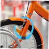 Toddmomy 4pcs Bicycle Password Lock Chain Bike Chain Lock Combination Portable Theft Design for Bicycles Motorcycles and Electric Bikes Black Blue Green Orange view 3