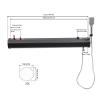 CRYBY Road Camping Shower, 20L/5.28Gal Portable Water Tank for Camping Shower with Shower Head & 5.58ft Water Hose, 1.6Bar Roof Rack Mount Road Shower for Hiking, Car Wash, Beach Vacation view 2