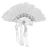 STOBAZA Bride Fan Rhinestones Stage Performance Fan Handheld Ornament Decorative view 1