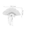 STOBAZA Bride Fan Rhinestones Stage Performance Fan Handheld Ornament Decorative view 2