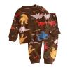Boys' and Toddler Snug Fit Cotton 2 Piece ajamas Set Long Sleeve Top Pants js Baby Dinosaur (P, 6-7 Years) view 1