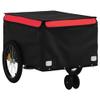 Fregramei Bike Cargo Trailer, Bicycle Cart Bike Wagon Trailer, Bike Luggage Carrier, Loading Bike Storage Cart, Black and Red, Maximum Load Capacity: 66.1 lb,-436 view 4
