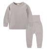 Kids Thermal Underwear Set Toddler Baby Winter Base Layer ltra Soft Long ohns for Boys Girls (Grey, 3-4 Years) view 1
