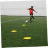 Anneome 10pcs Non-Slip Football Training Marker Discs Diameter Rubber Agility Sign Pads for Soccer Basketball and Sports Drills Lightweight and Durable Training Supplies view 2