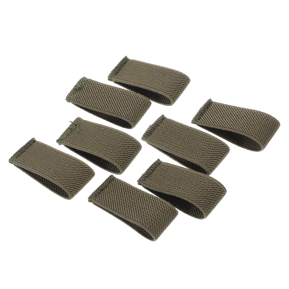 HANABASS Elastic Belt Loop Keepers 8 Pack for Construction Belt Men's Backpack Accessory Cargo Straps Retainer