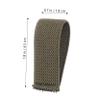 HANABASS Elastic Belt Loop Keepers 8 Pack for Construction Belt Men's Backpack Accessory Cargo Straps Retainer view 2