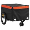Fregramei Bike Cargo Trailer, Bicycle Cart Bike Wagon Trailer, Bike Luggage Carrier, Loading Bike Storage Cart, Black and Orange, Maximum Load Capacity: 99.2 lb,-437 view 4