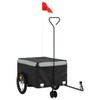 Fregramei Bike Cargo Trailer, Bicycle Cart Bike Wagon Trailer, Bike Luggage Carrier, Loading Bike Storage Cart, Black and Gray, Maximum Load Capacity: 99.2 lb,-439 view 2
