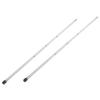 Gogogmee 2pcs Table Soccer Replacement Rods Steel Soccer Machine Poles for Desk Football Tables Ergonomic Handles for Easy Grip and Assembly Compatible view 1