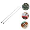 Gogogmee 2pcs Table Soccer Replacement Rods Steel Soccer Machine Poles for Desk Football Tables Ergonomic Handles for Easy Grip and Assembly Compatible view 2