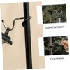 FONDOTIN 2pcs Multi-Function Steel Camping Hooks Lightweight Portable Outdoor Light Pole Hooks for Lanterns Tents and Accessories Heavy Duty Load Capacity for Hiking and Family Gatherings view 2