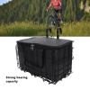 Bikes Basket, Bikes Front Basket with Removable Liner Bag, Large Capacity Quick Release Design Bikes Frame Basket E Bikes Basket for Carrying Dogs, Pets, Fruit & Grocery view 2