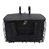 Bikes Basket, Bikes Front Basket with Removable Liner Bag, Large Capacity Quick Release Design Bikes Frame Basket E Bikes Basket for Carrying Dogs, Pets, Fruit & Grocery view 4