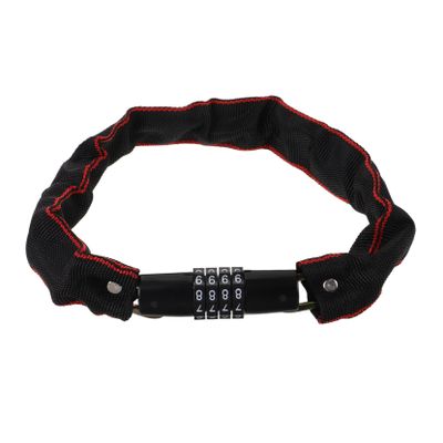 BESPORTBLE Heavy Duty Bicycle Chain Lock Keyless Password Lock for Mountain Bike Electric Scooter and Motorcycle Security Durable Anti-Theft Design with Wear-Resistant Material