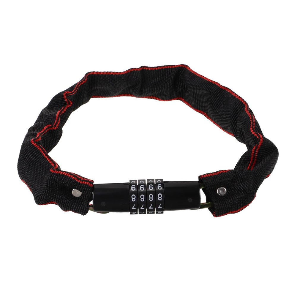 BESPORTBLE Heavy Duty Bicycle Chain Lock Keyless Password Lock for Mountain Bike Electric Scooter and Motorcycle Security Durable Anti-Theft Design with Wear-Resistant Material