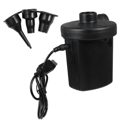 KICHOUSE Rechargeable Electric Pump Air Mattress Pump Portable Fast Inflation/deflation
