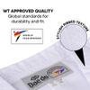 Daedo Taekwondo Beginner Uniform - WT Recognized, International Standards, White V-Neck, Includes Pants & Belt, Height - 140 cm view 2