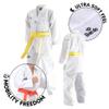 Daedo Taekwondo Beginner Uniform - WT Recognized, International Standards, White V-Neck, Includes Pants & Belt, Height - 140 cm view 3