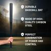 Baseball Bat 28 Inch Black Metal Tball Bat - Lightweight Youth Training Softball Bat Home for Self Defence - Durable and Sturdy Carbon Aluminum view 3
