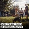 Baseball Bat 28 Inch Black Metal Tball Bat - Lightweight Youth Training Softball Bat Home for Self Defence - Durable and Sturdy Carbon Aluminum view 4