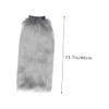 CONGARTENO Faux Fur Leg Warmers for Women and Girls Plush Knee Warmers Grey Soft and Comfortable Winter Accessory for Stylish Footwear view 2