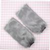 CONGARTENO Faux Fur Leg Warmers for Women and Girls Plush Knee Warmers Grey Soft and Comfortable Winter Accessory for Stylish Footwear view 4