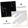 Anneome Table Tennis Racket Display Stand Transparent Acrylic Holder for Desktop Organization Compact Design for Easy Use and Storage view 3