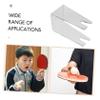 Anneome Table Tennis Racket Display Stand Transparent Acrylic Holder for Desktop Organization Compact Design for Easy Use and Storage view 4