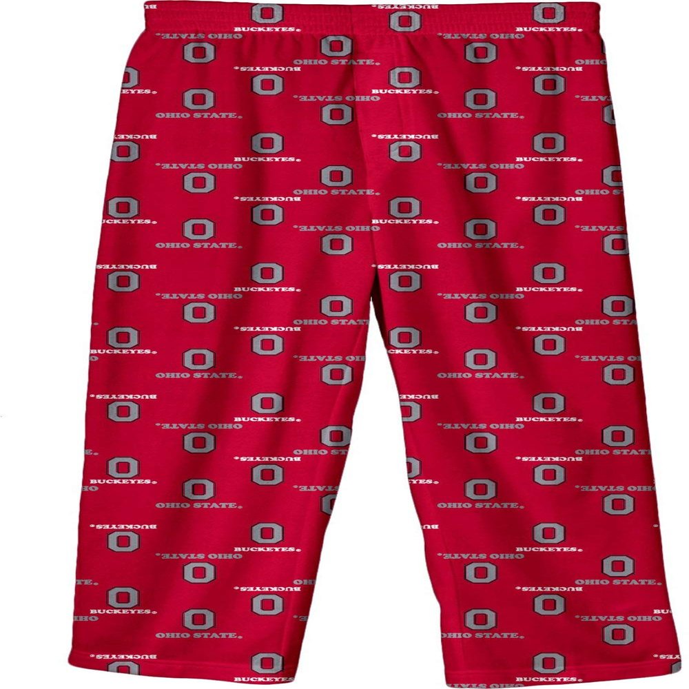 Ohio State Buckeyes Youth All Over Team Logo Pajama Pants (US, Numeric, 4, Regular)