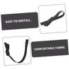 Toddmomy 2pcs Elastic Hockey Helmet Chin Strap Replacement for Hard Hats and Sports Helmets Material Easy to Install view 3