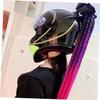 COOLHIYA Braid Wig Decoration Removable Cup Design for Boys and Girls and Adults Pigtail Accessory for and Helmets Random Color view 2