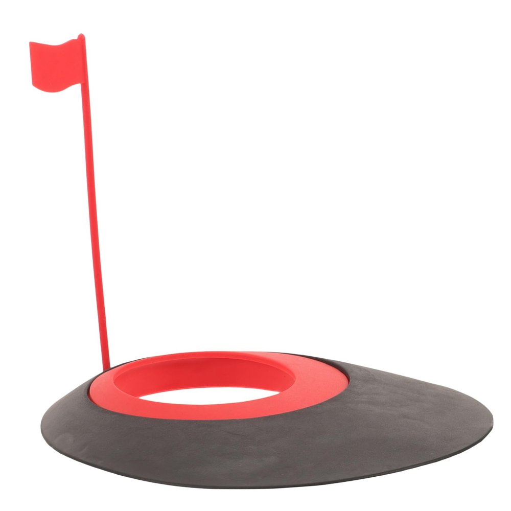 BESPORTBLE Golfing Hole Cup Indoor Putting Cup Hole for Golfer TPU Training Aid Portable Golf Swing Training Tool for Men's Golf Practice