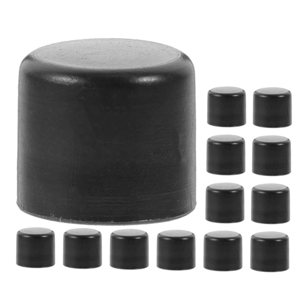 BESPORTBLE 12pcs Foosball End Caps Foosball Table Rod Plugs Plastic Pole Safety Caps Football Table Accessories