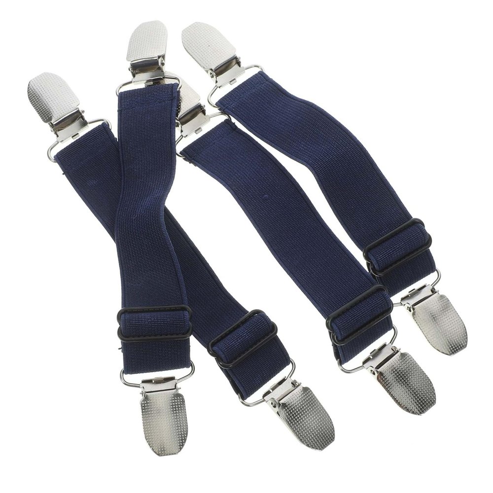 BESPORTBLE 4pcs Heavy Duty Pants Waist Tightener Thigh Straps Clips Elastic Fasteners