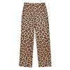 VitVerCosy Leopard Pajama Pants Unisex Elastic Waist Lounge Pants Soft Sleepwear Bottoms Pj Pants for 6-14 Years view 1