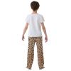 VitVerCosy Leopard Pajama Pants Unisex Elastic Waist Lounge Pants Soft Sleepwear Bottoms Pj Pants for 6-14 Years view 2