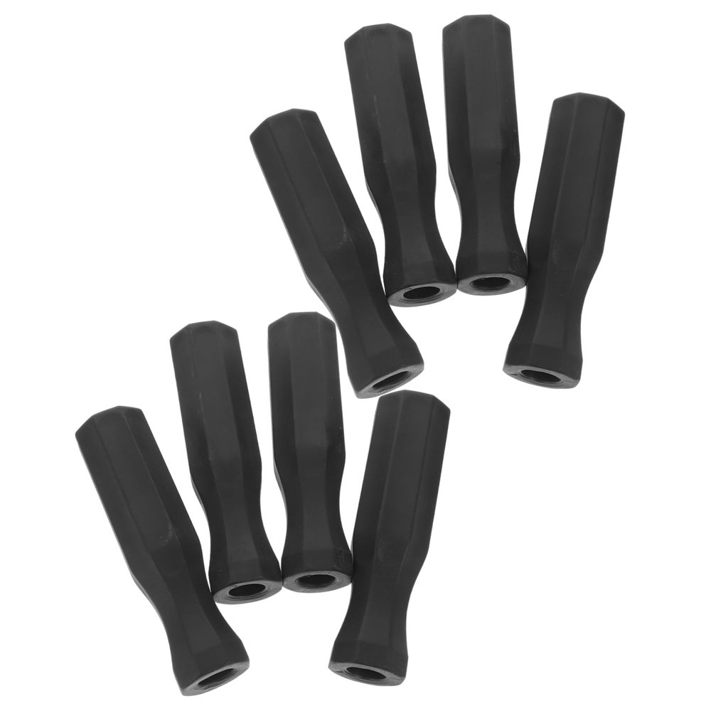 BESPORTBLE 8pcs Ergonomic Foosball Handles Replacement Grips Compact and Sturdy for Standard Foosball Tables Easy Installation and Comfortable Use
